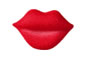 Lips - Red - Molded Sugar