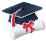 Cap & Scroll Grad- Small Sugars