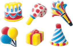 Mini Birthday Asst. Sugars
