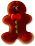 Gingerbread Man Molded Sugar