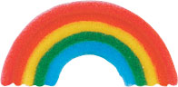 Rainbow Molded Sugar
