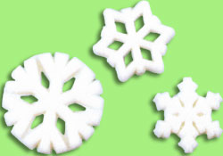 Snowflake Sugars - Asst