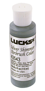 Silver Shimmer Airbrush Color