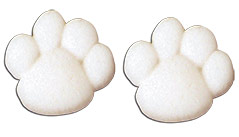 Paw Prints Sugar - White