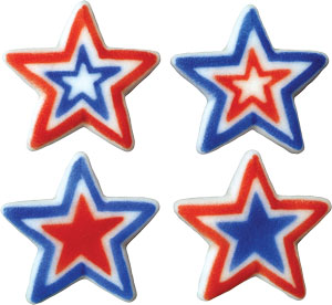 Patriotic Stars - Large- Sugars