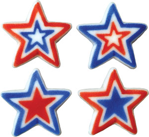 Patriotic Stars- Large- Sugars