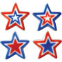 Patriotic Stars - Large- Sugars