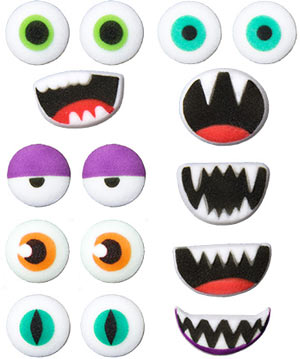 Monster Face Asst. Sugars