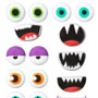 Monster Face Asst. Sugars