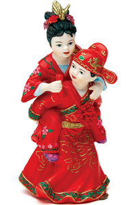 Asian Wedding Couple-Traditional Attire