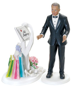 Still Shopping Sign w/Groom- Ethnic