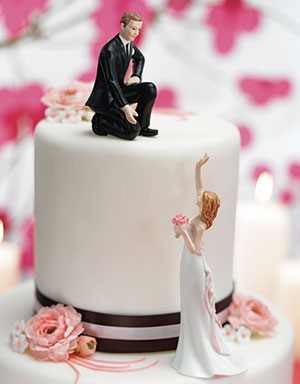 Over The Moon Bridal Couple
