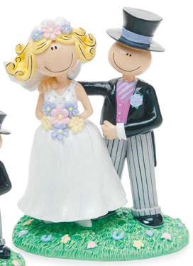 Whimsical Bridal Couple- 4