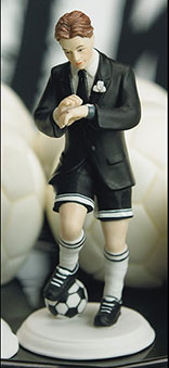 Soccer Fanatic Groom Topper