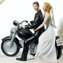 Motorcycle Get-Away Bridal Couple