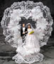 Elegance In Lace Cake Topper
