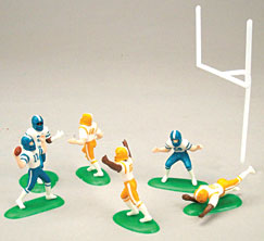 Football Players W/Goalposts