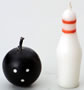 Bowling Ball & Pins Novelty Candles