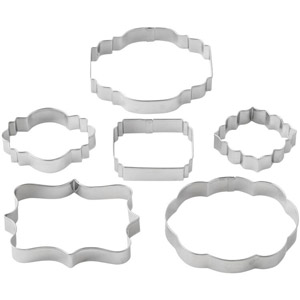 Plaque Cut-Outs Sets, 6 pc set