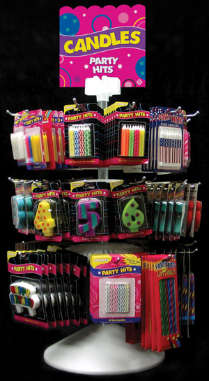 Countertop Spinner Rack - Loaded - Asst Colors